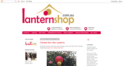 Desktop Screenshot of blog.lanternshop.com.au